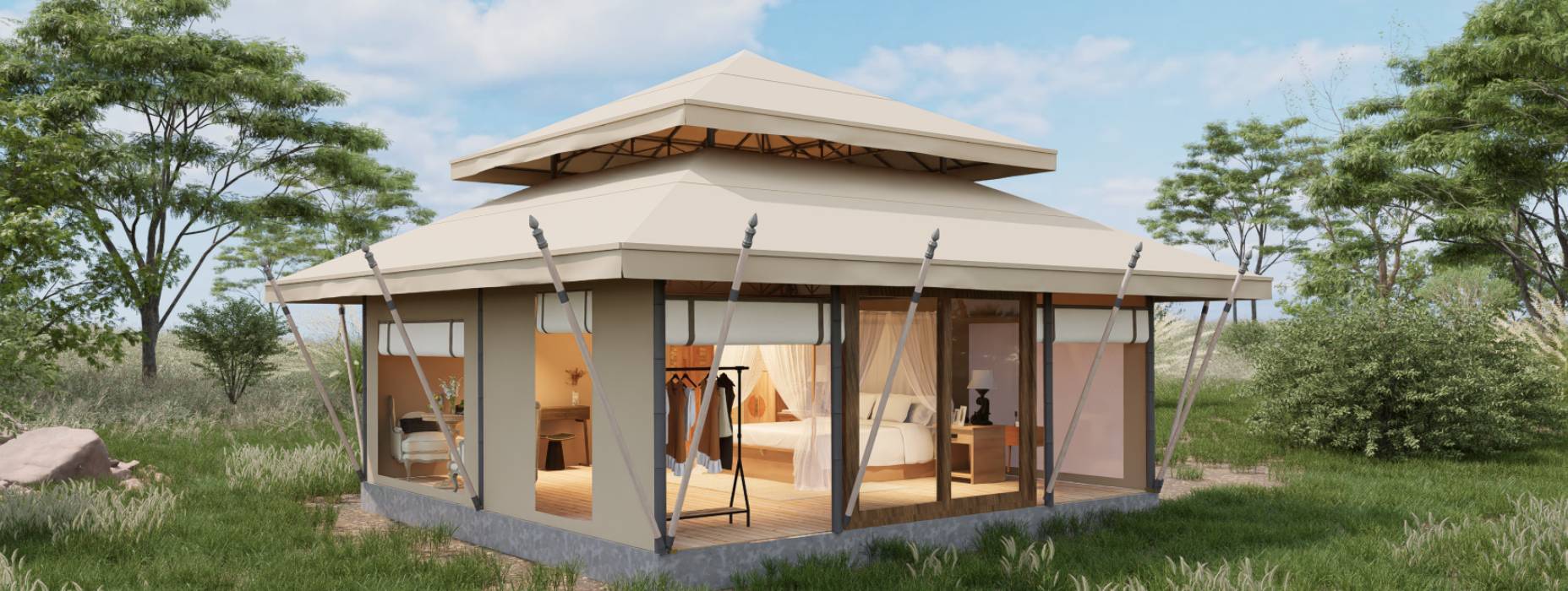 龙泉驿区户外野奢帐篷